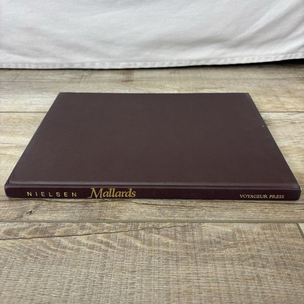Mallards Duck Vintage Coffee Table Book 1992 Art Wildlife Office Hunting Decor